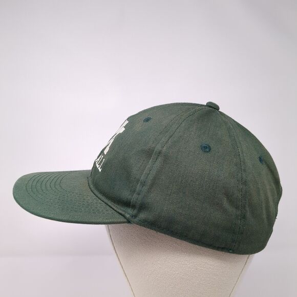 MV Football Strapback Hat Green OSFM Adjustable Embroidered Alleson - Picture 3 of 8